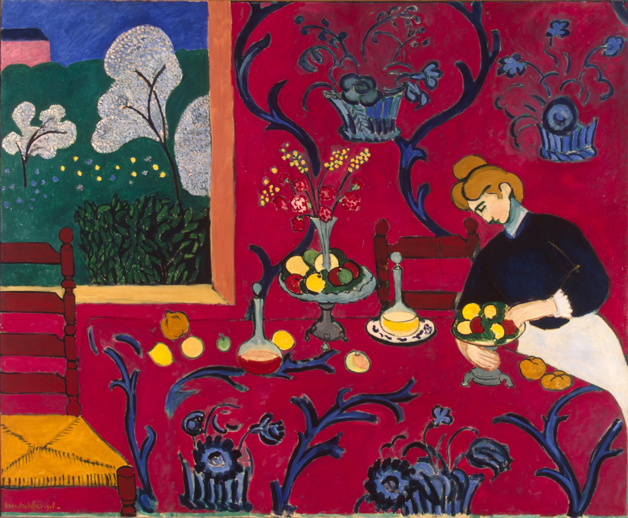 La desserte rouge, 1908
